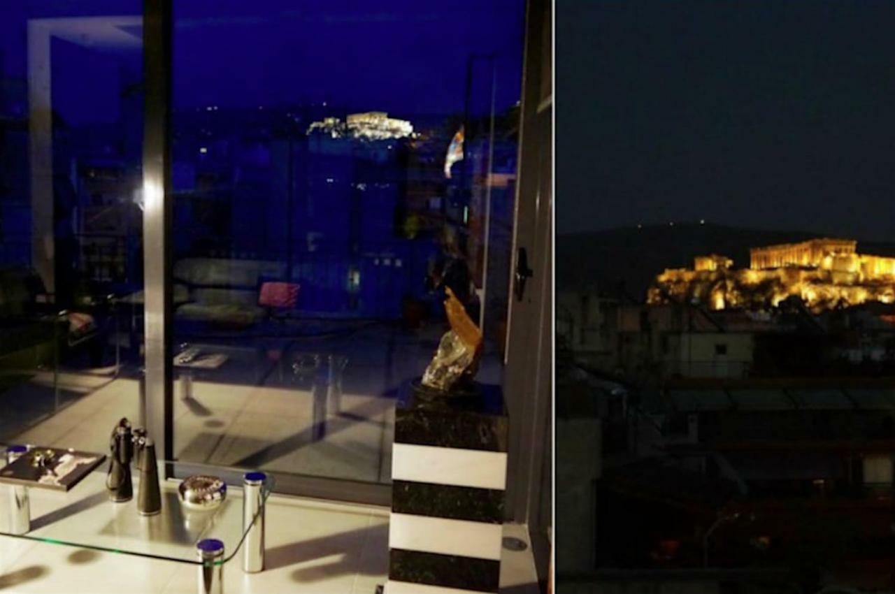 Апартаменты Stylish Penthouse With Acropolis And 360 View Афины Экстерьер фото